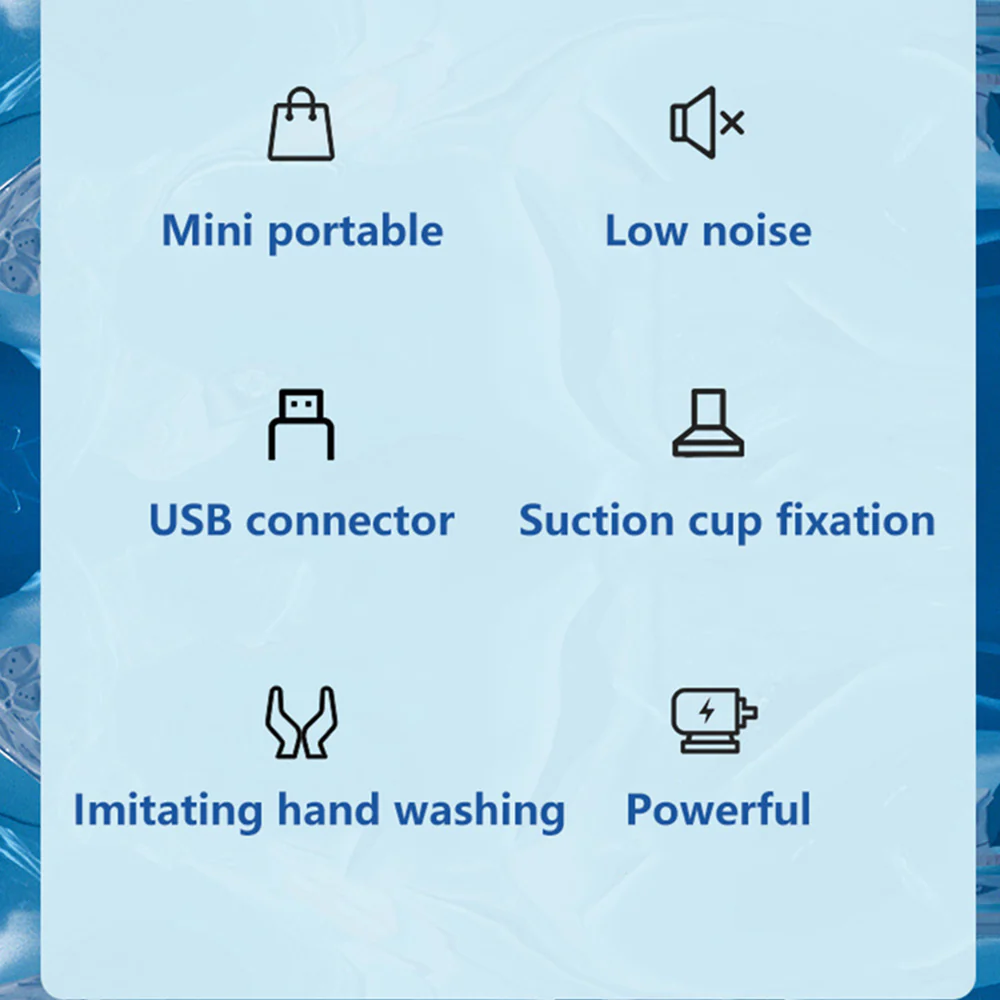 USB Mini Washing Machine Turbo - Image 10