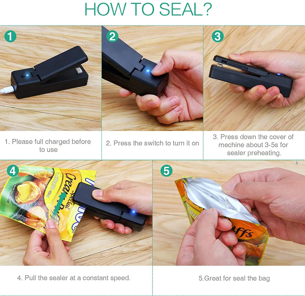 USB Rechargeable Bag Sealer - Image 3