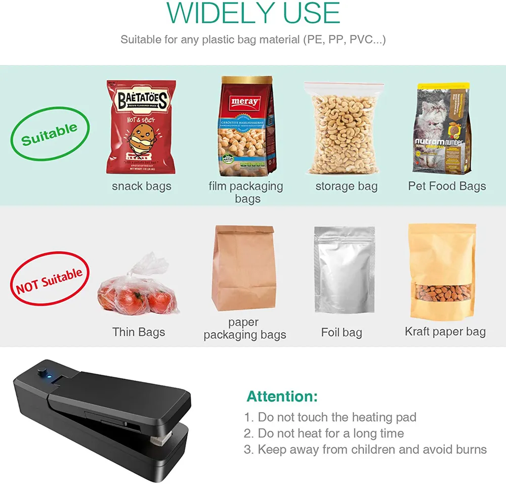 USB Rechargeable Bag Sealer - Image 4