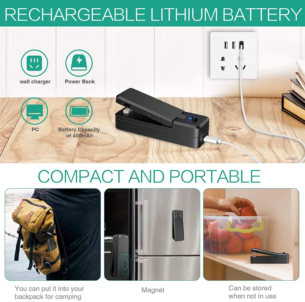 USB Rechargeable Bag Sealer - Image 5