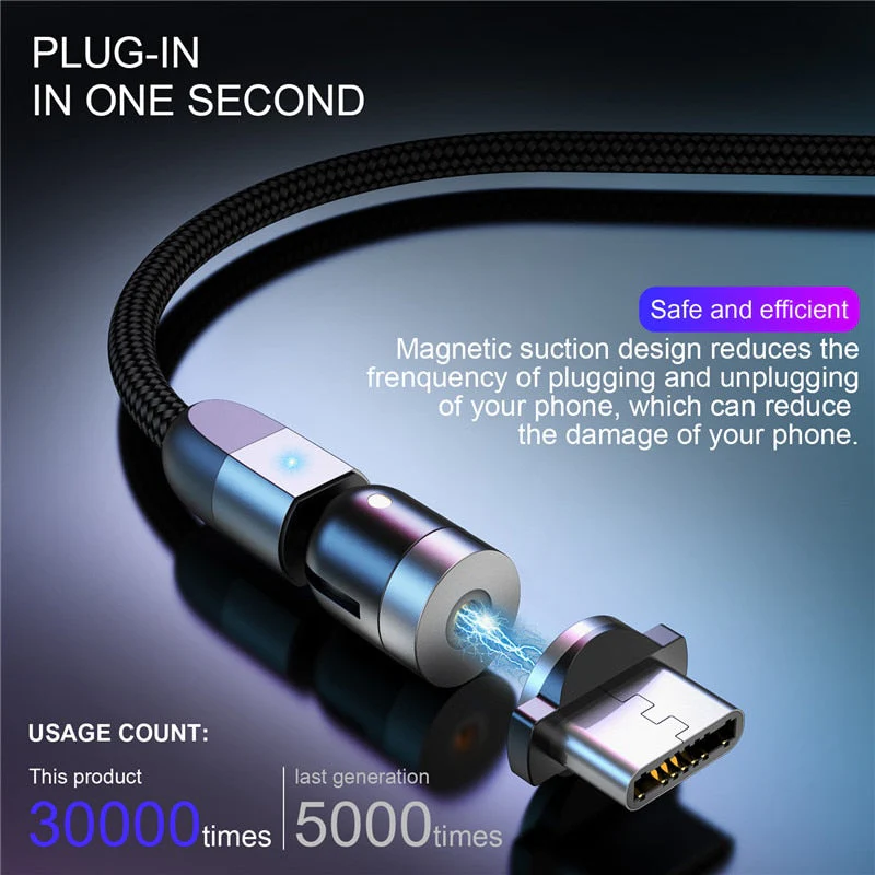 360º Rotation Magnetic Charger - Image 5