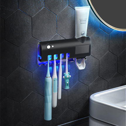 UV Disinfection Toothbrush Holder Toothpaste Dispenser - Image 3