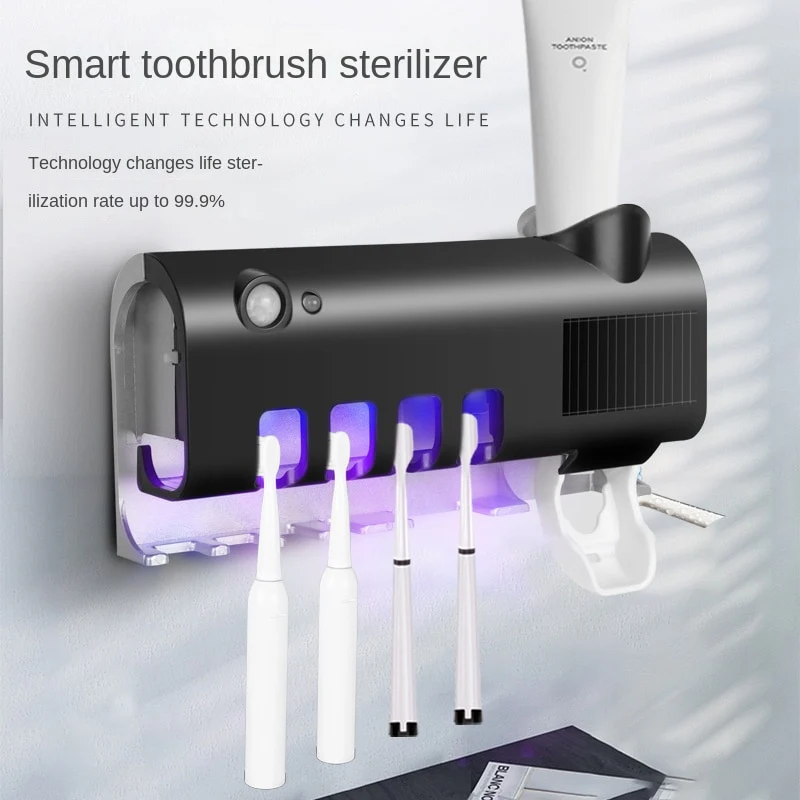 UV Disinfection Toothbrush Holder Toothpaste Dispenser - Image 4