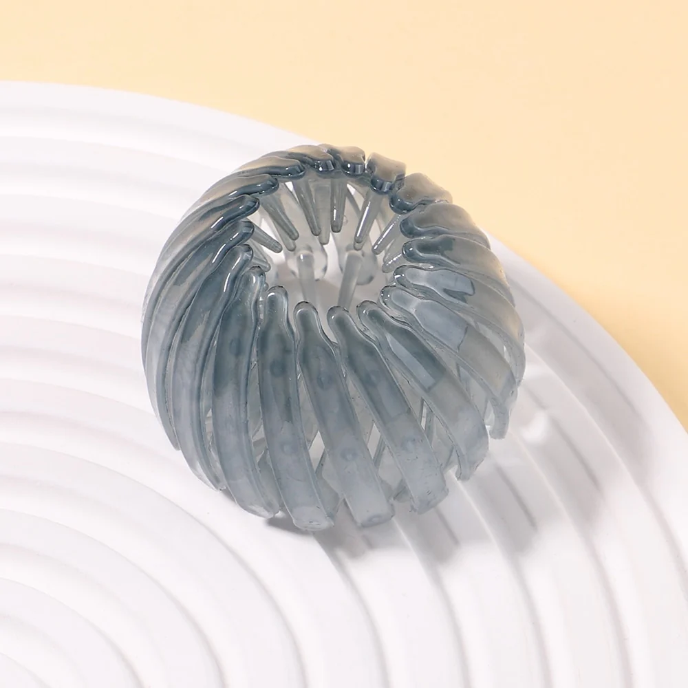 Velvet Hair Bun Buckle Claw - Image 21