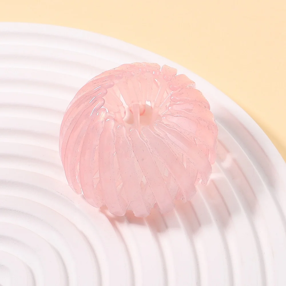 Velvet Hair Bun Buckle Claw - Image 30