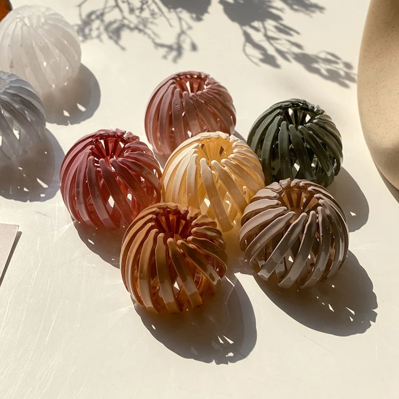 Velvet Hair Bun Buckle Claw - Image 32