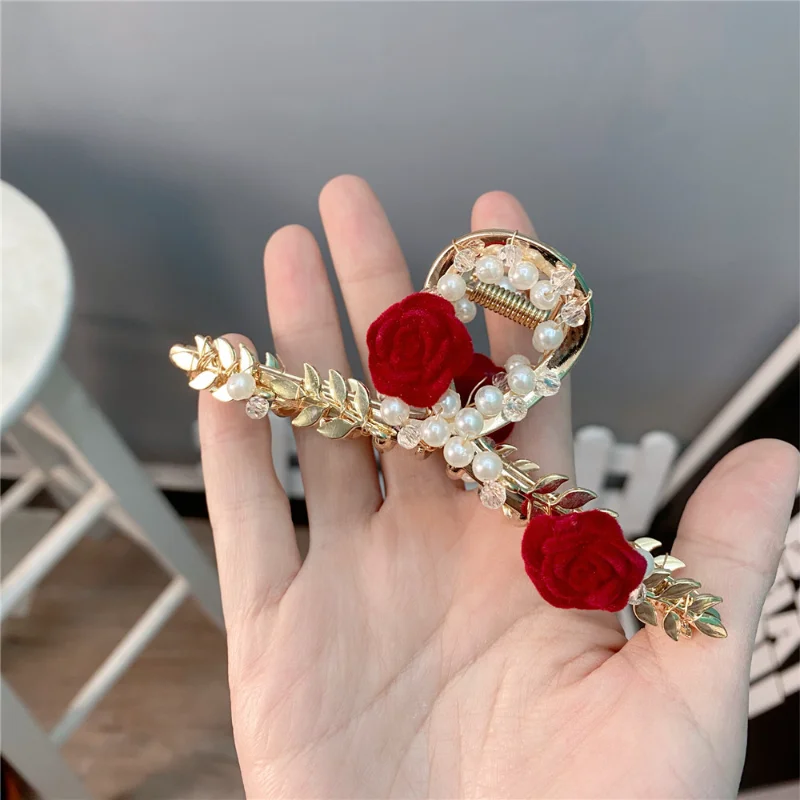 Velvet Rose Hairpin - Image 11