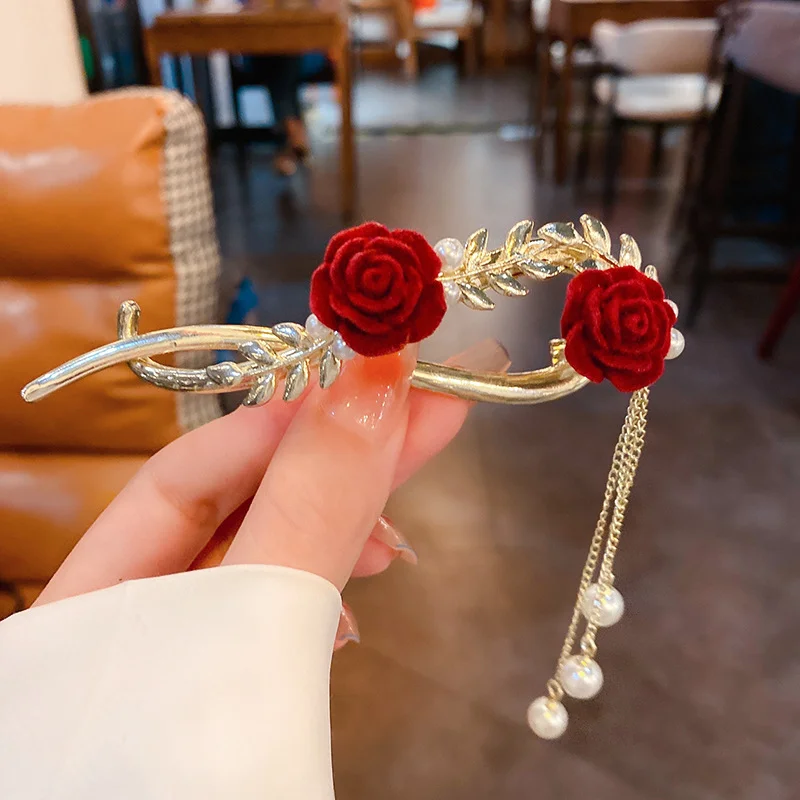 Velvet Rose Hairpin - Image 23