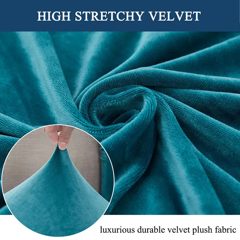 Velvet Sofa Cover - Image 3