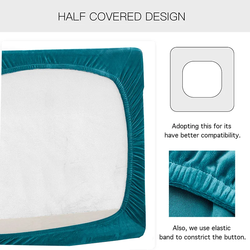 Velvet Sofa Cover - Image 4