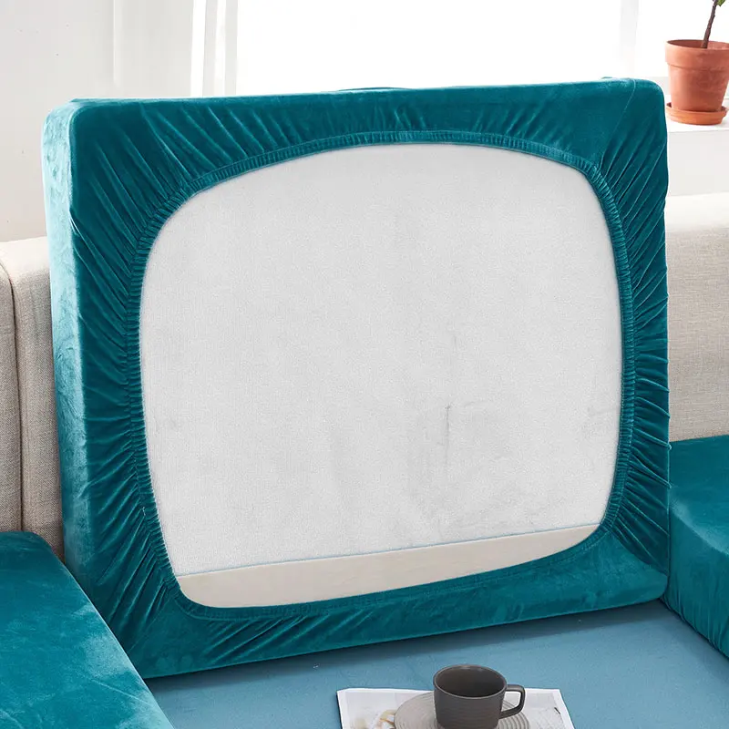 Velvet Sofa Cover - Image 7