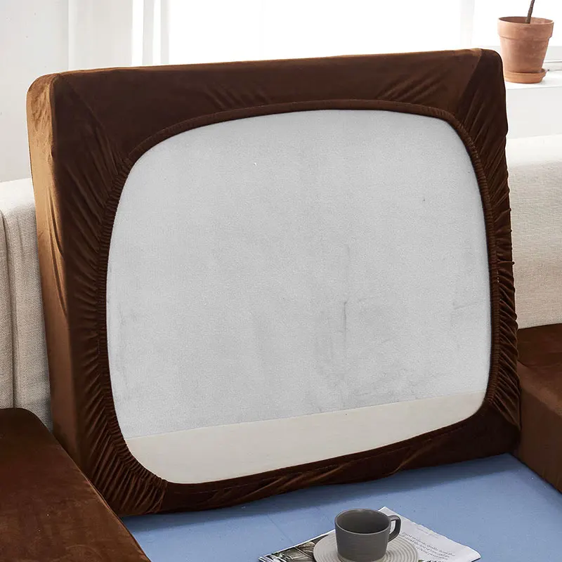 Velvet Sofa Cover - Image 8