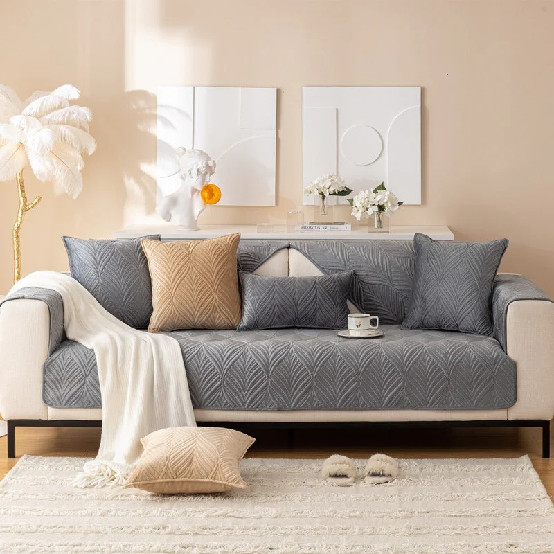 Velvet Sofa Cover - Image 3