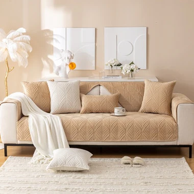 Velvet Sofa Cover - Image 4