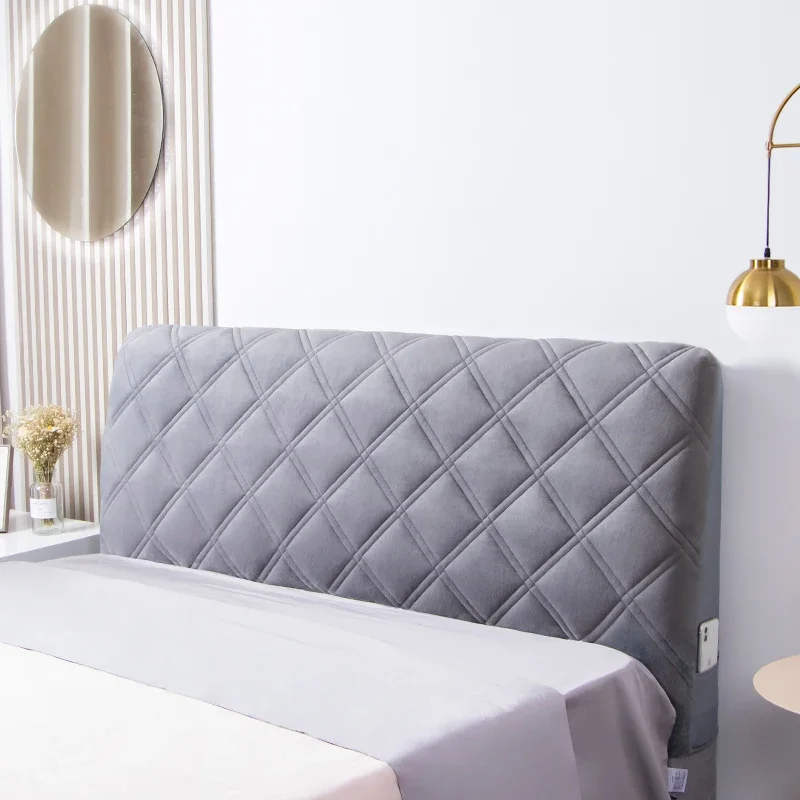 Velvet Soft Bed Headboard Cover - Image 10