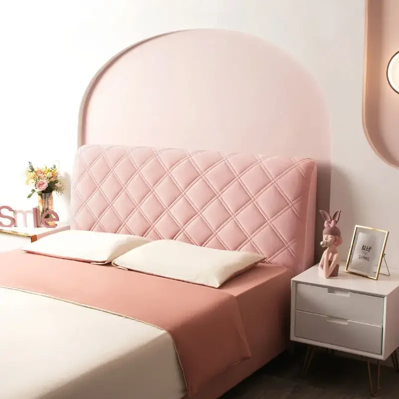 Velvet Soft Bed Headboard Cover - Image 20