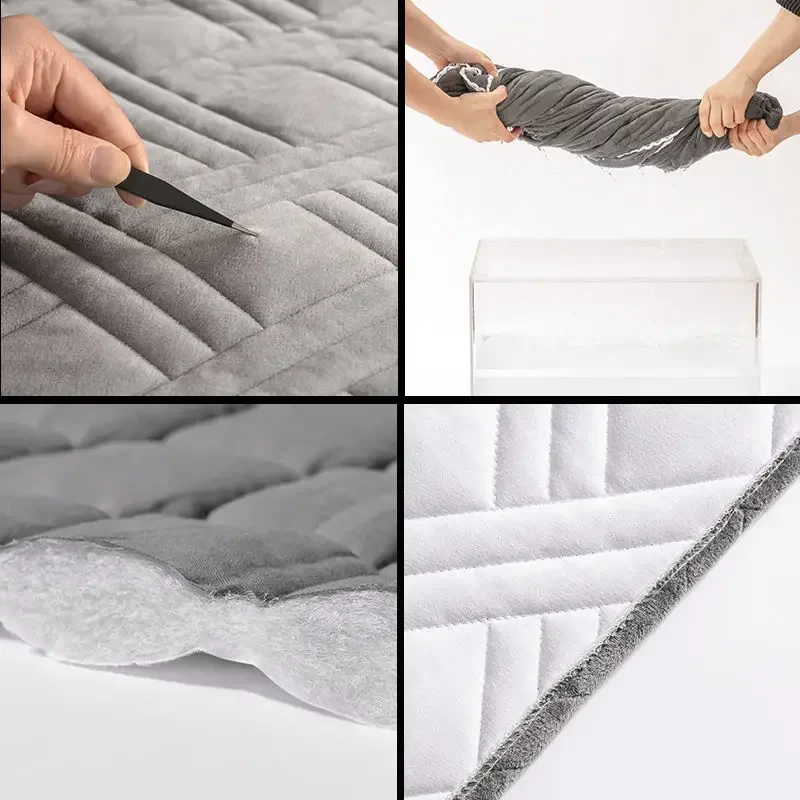 Velvet Soft Bed Headboard Cover - Image 4