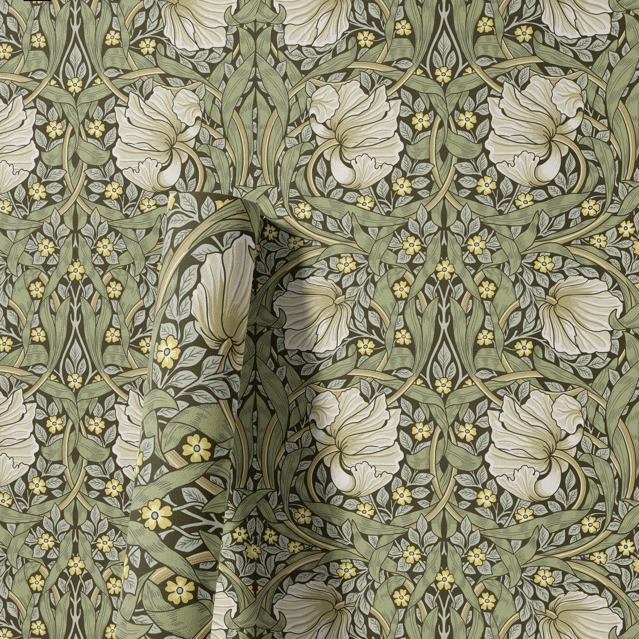 Vintage Floral Adhesive Wallpaper - Image 15