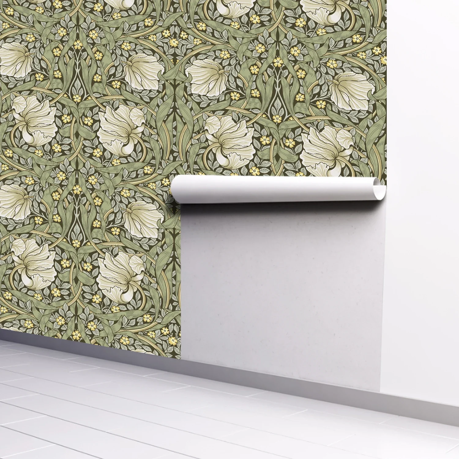 Vintage Floral Adhesive Wallpaper - Image 16