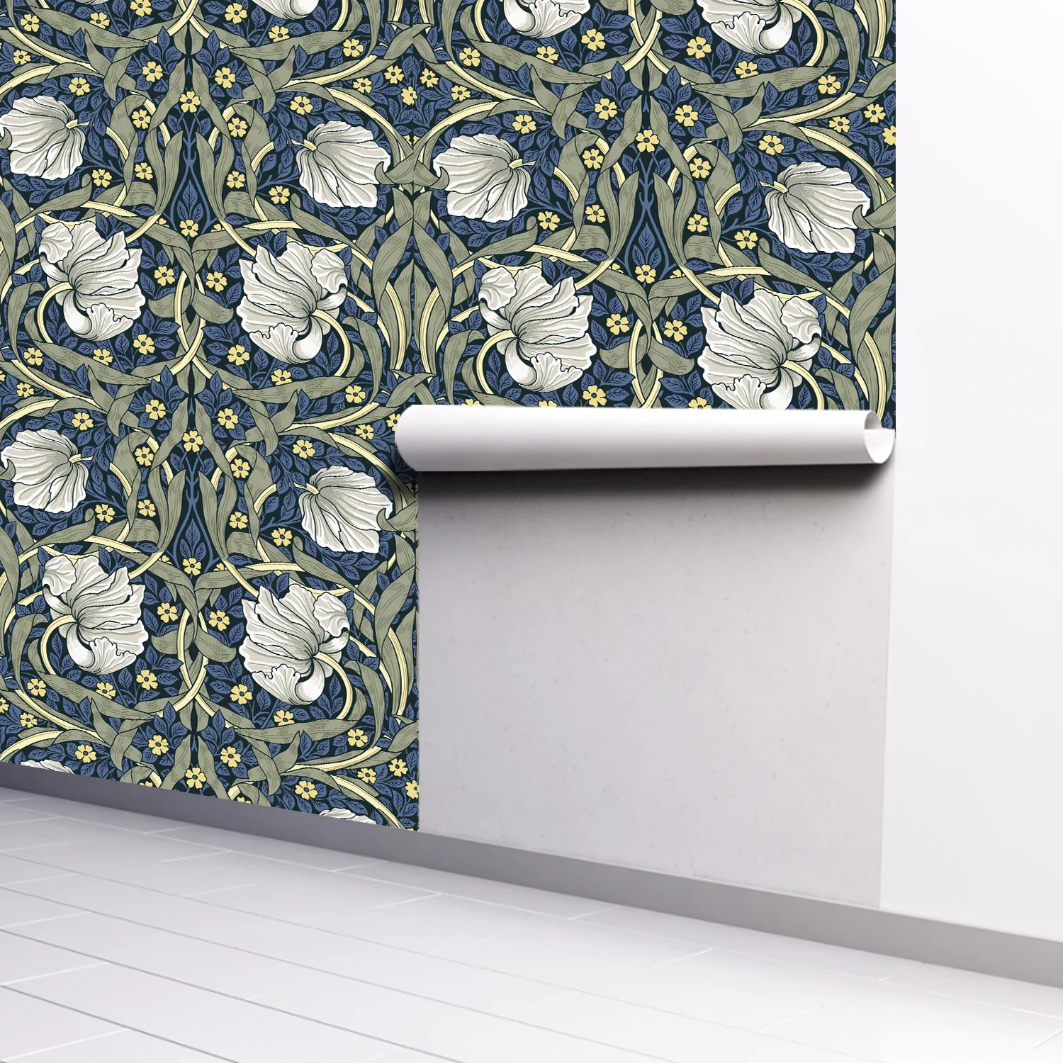 Vintage Floral Self-Adhesive Wallpaper - Image 14