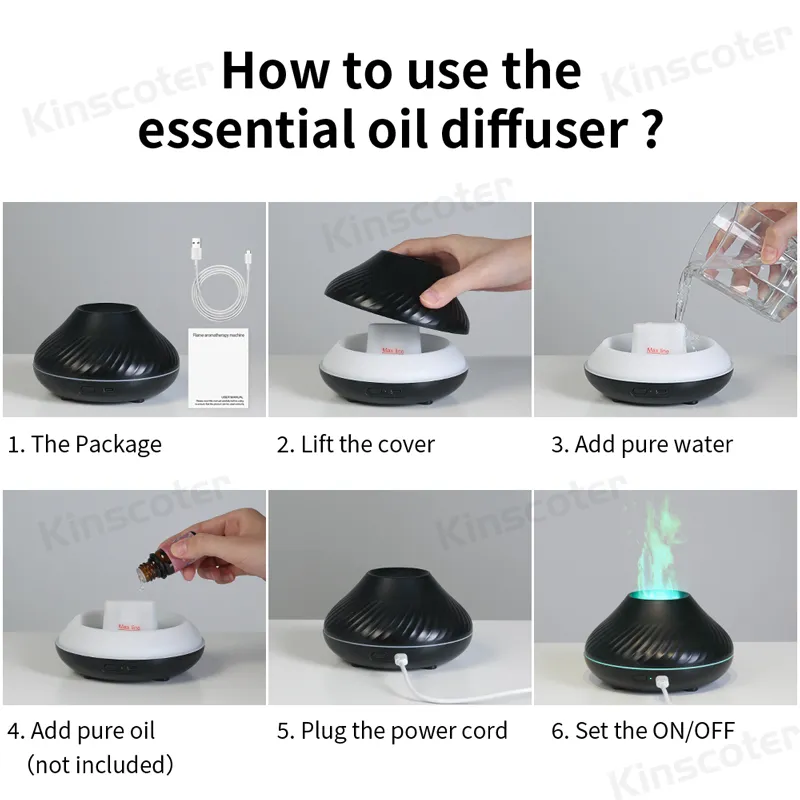 Volcanic Lamp Aroma Diffuser Humidifier - Image 6
