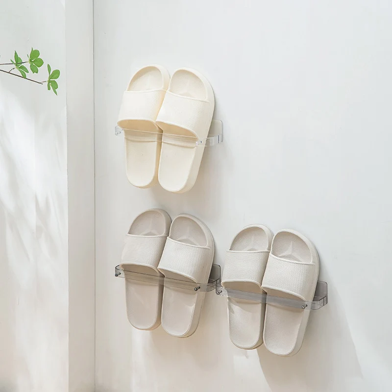Wall-mounted Bathroom Slipper Organizer - Image 8
