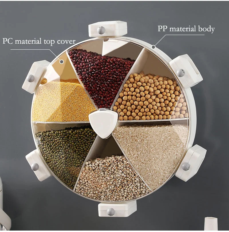 Wall-Mounted Grain Storage Box - Image 12