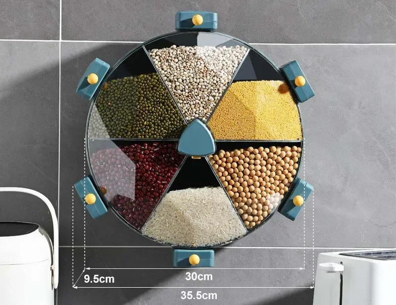 Wall-Mounted Grain Storage Box - Image 8