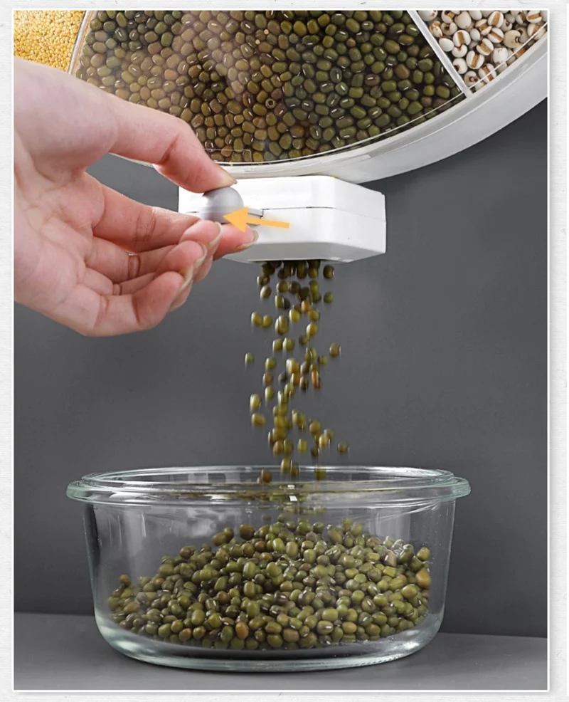 Wall-Mounted Grain Storage Box - Image 9