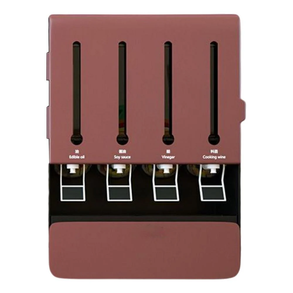 Wall-Mounted Kitchen Spice Seasoning Dispenser Holder Box - Image 17