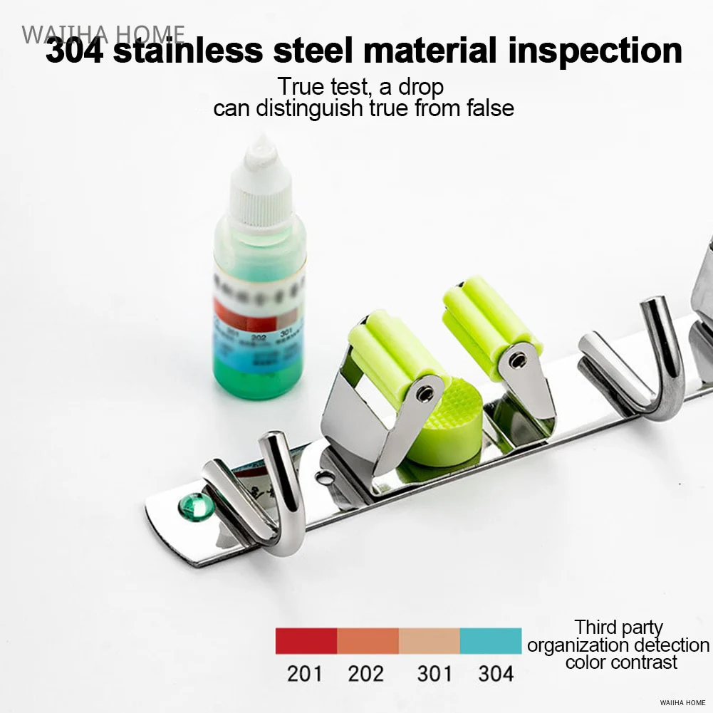 Wall Mounted Mop Broom Organizer Holder - Image 15