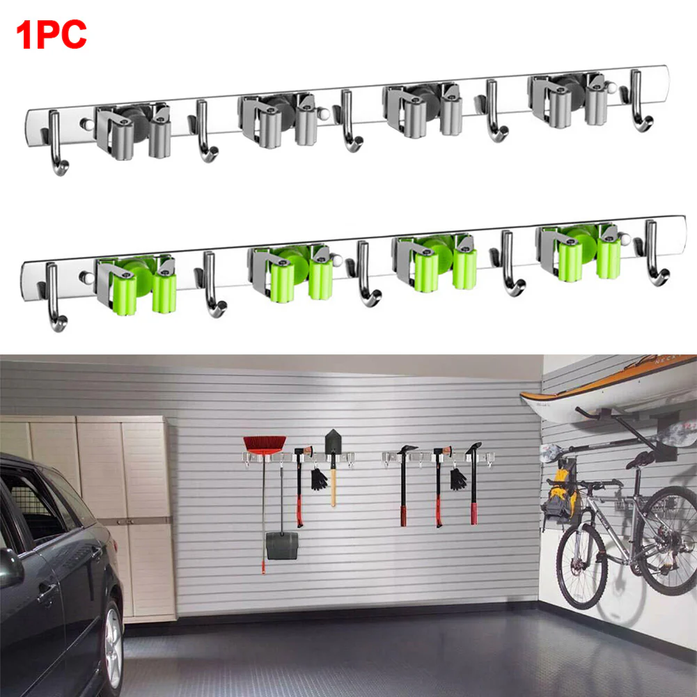 Wall Mounted Mop Broom Organizer Holder - Image 22
