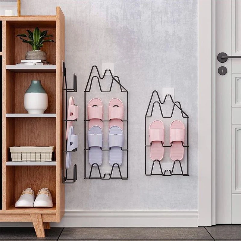 Wall-mounted Shoe Slipper Rack - Image 10