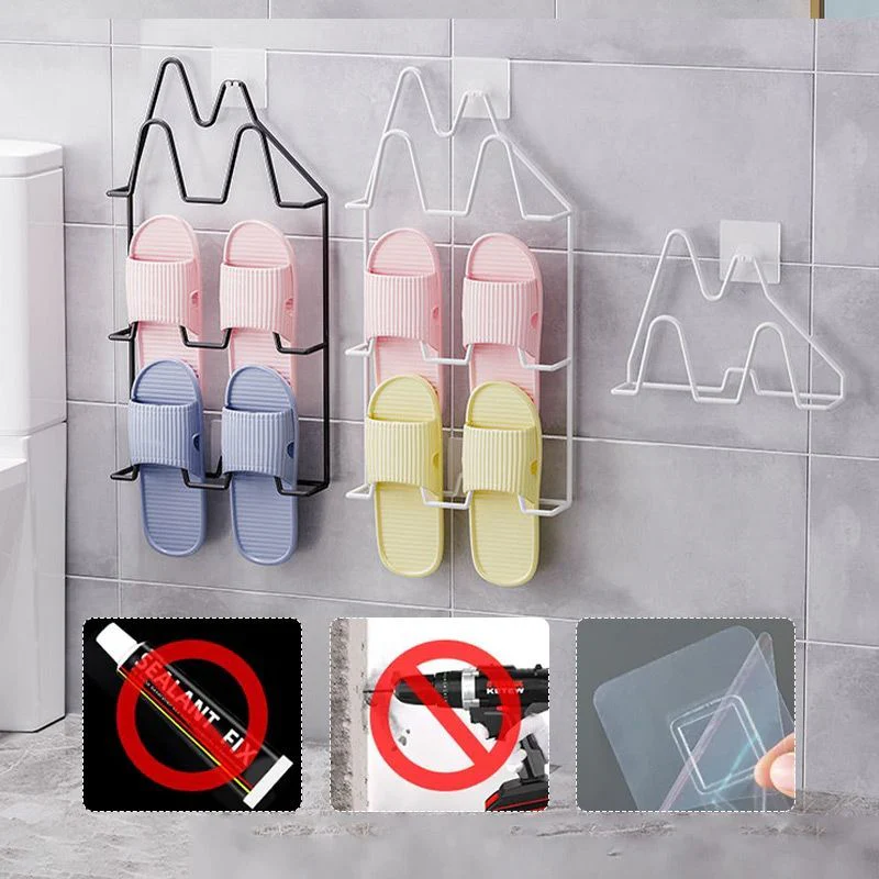 Wall-mounted Shoe Slipper Rack - Image 11