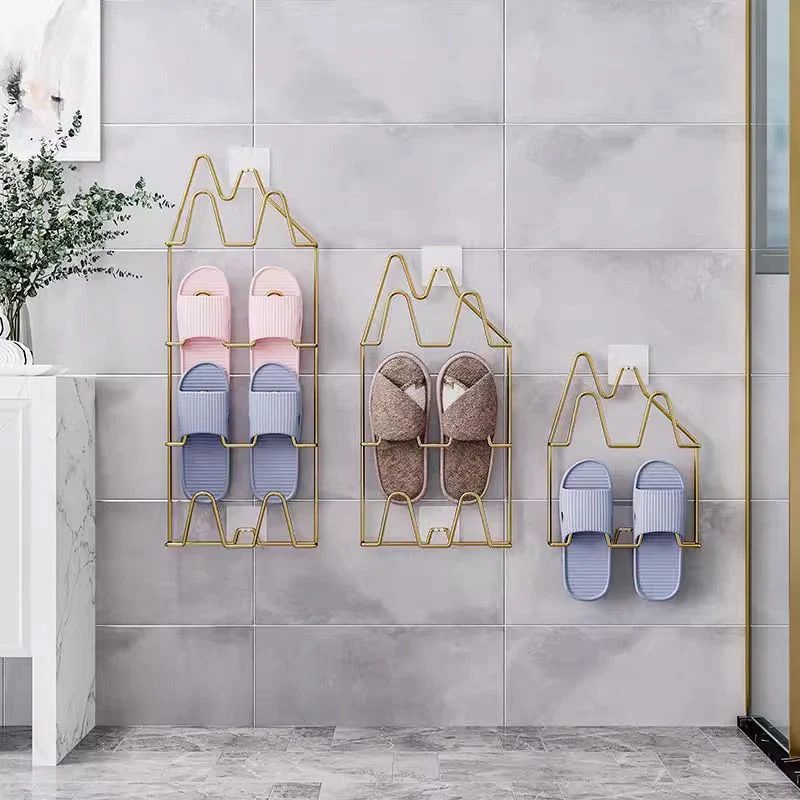 Wall-mounted Shoe Slipper Rack - Image 16