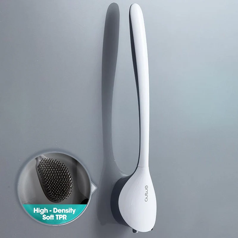 Wall-Mounted Silicone Toilet Brush - Image 10