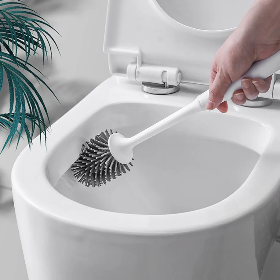 Wall-Mounted Silicone Toilet Brush - Image 21