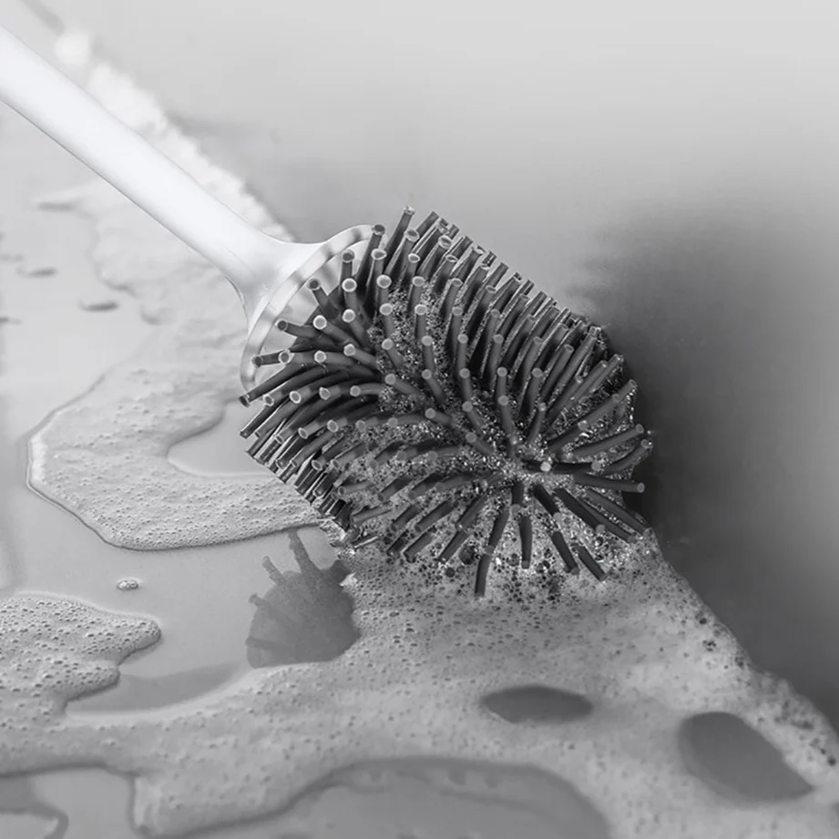 Wall-Mounted Silicone Toilet Brush - Image 24