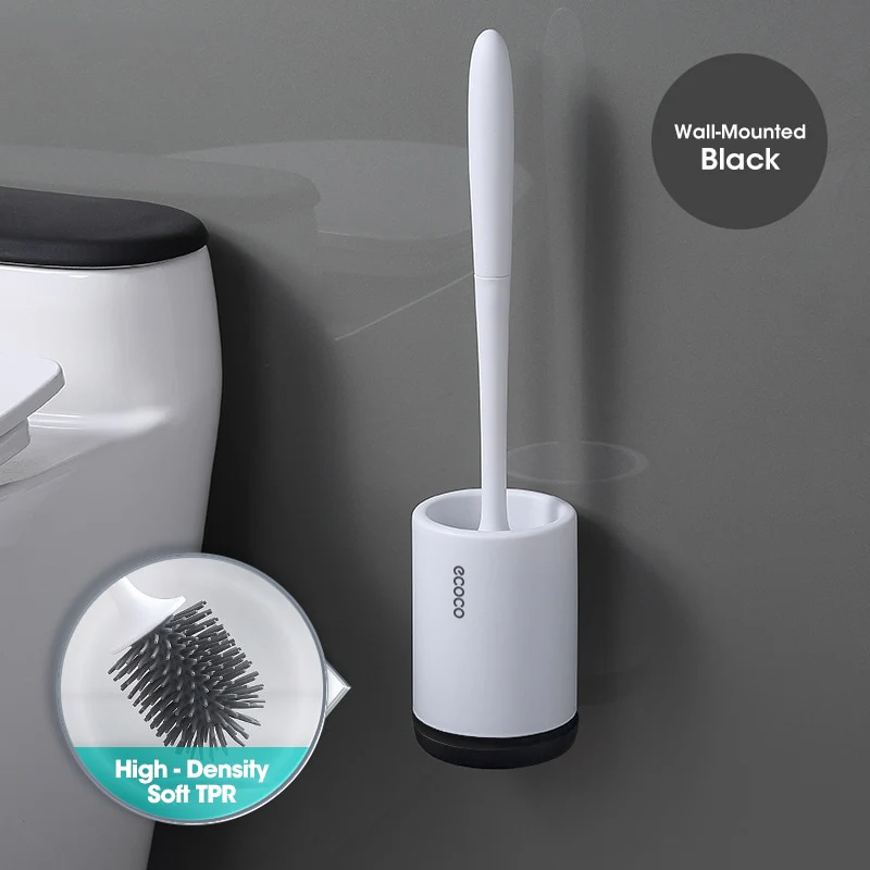 Wall-Mounted Silicone Toilet Brush - Image 4