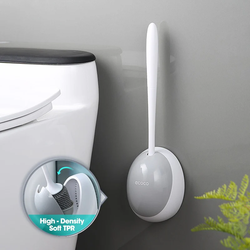 Wall-Mounted Silicone Toilet Brush - Image 6