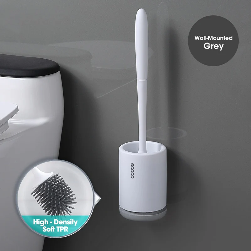 Wall-Mounted Silicone Toilet Brush - Image 8