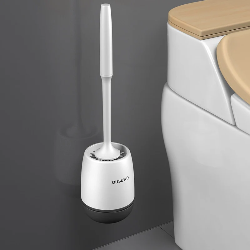 Wall-Mounted Silicone Toilet Brush - Image 9