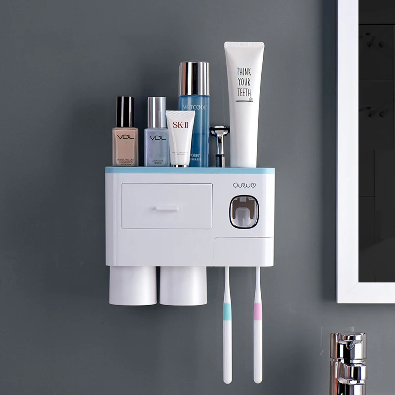 Wall-mounted Toothbrush Holder Toothpaste Squeezer - Image 13