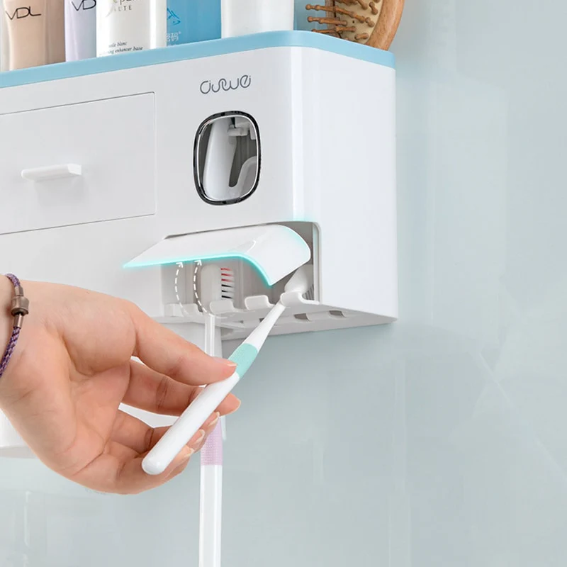 Wall-mounted Toothbrush Holder Toothpaste Squeezer - Image 16