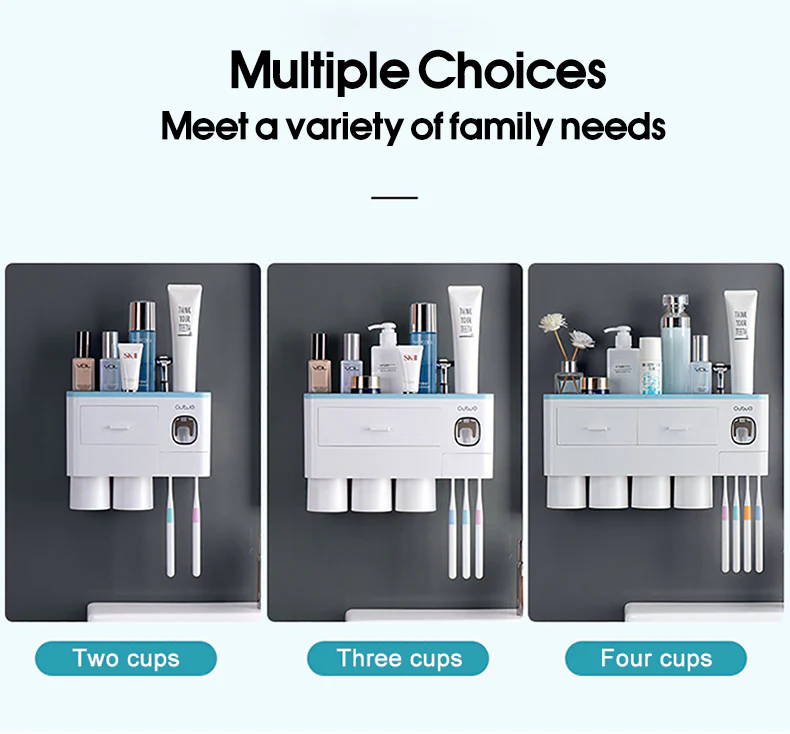 Wall-mounted Toothbrush Holder Toothpaste Squeezer - Image 22