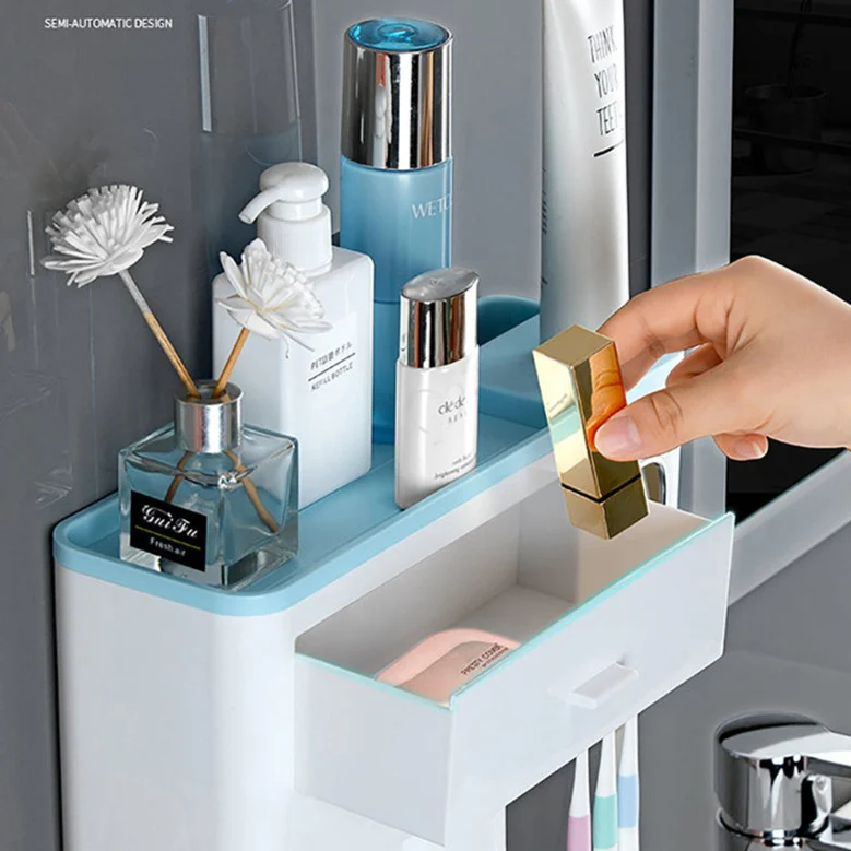Wall-mounted Toothbrush Holder Toothpaste Squeezer - Image 26