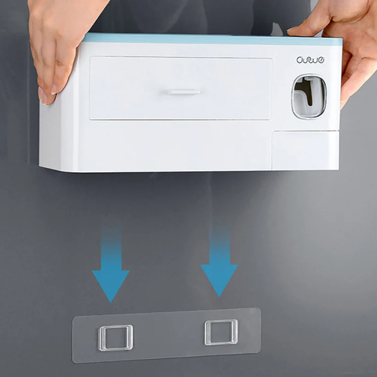 Wall-mounted Toothbrush Holder Toothpaste Squeezer - Image 30