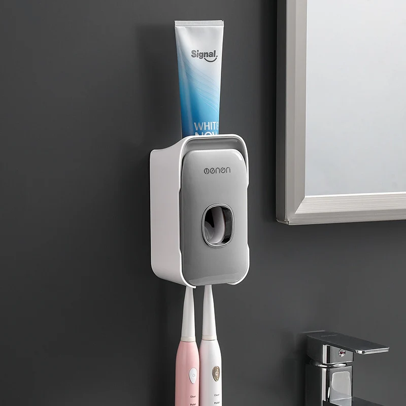 Wall-mounted Toothbrush Holder Toothpaste Squeezer - Image 6