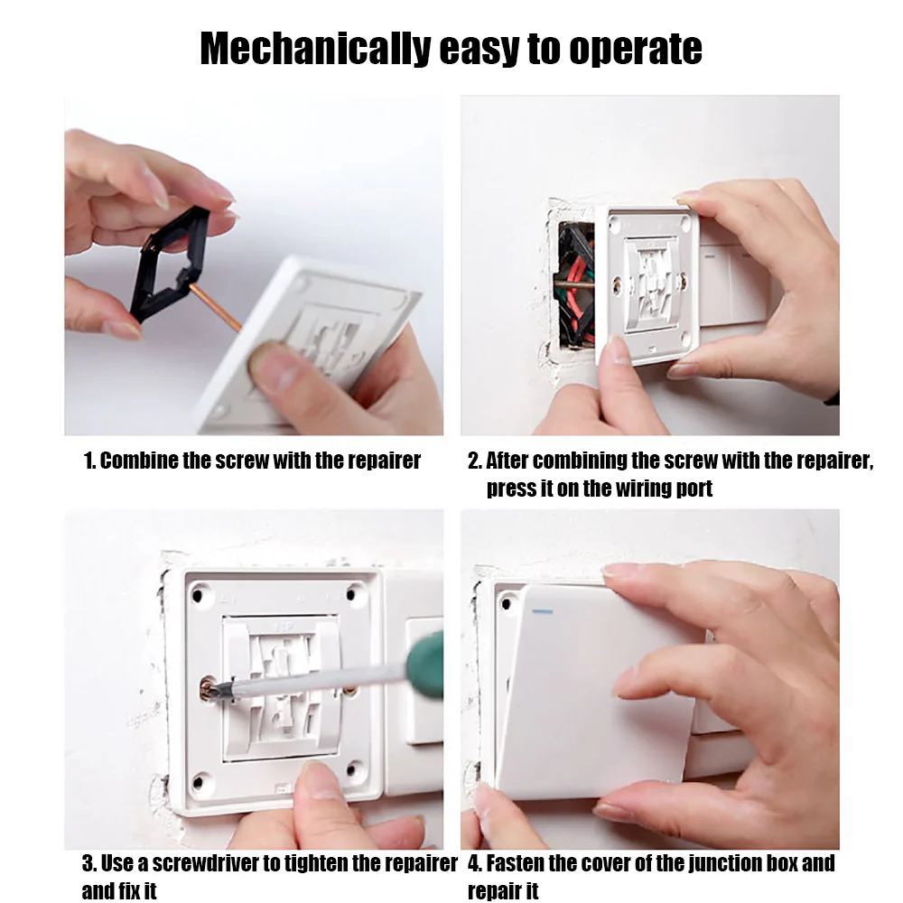 Wall Switch Box Repair Screw - Image 19