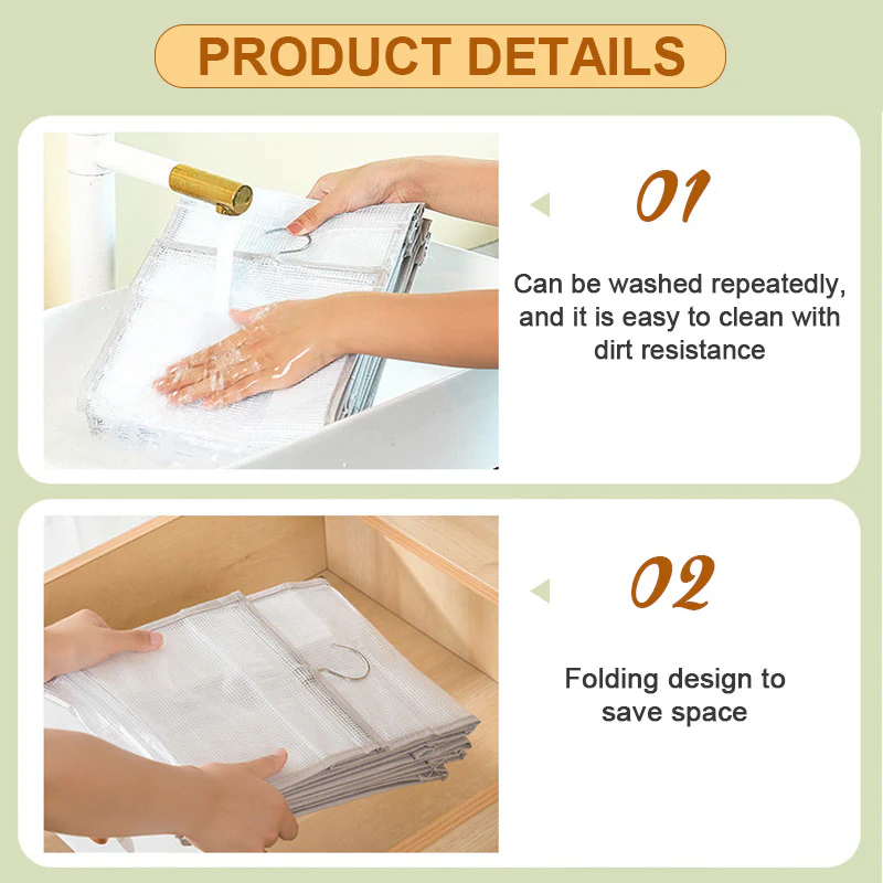 Wardrobe Hanging Clothes Organizer - Image 32